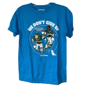 Toy Story Buzz Light Year Graphic‎ Tee Boys Medium Blue NEW